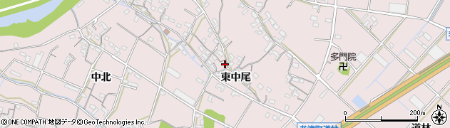愛知県豊橋市老津町東中尾114周辺の地図