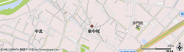 愛知県豊橋市老津町東中尾90周辺の地図