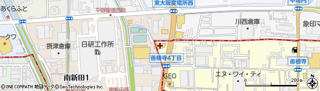 レストランシャロン 阪奈店周辺の地図