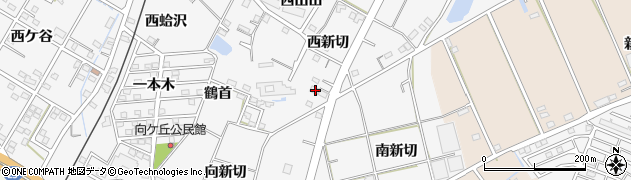 愛知県豊橋市植田町西新切31周辺の地図