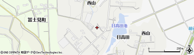 愛知県豊橋市西山町西山298周辺の地図