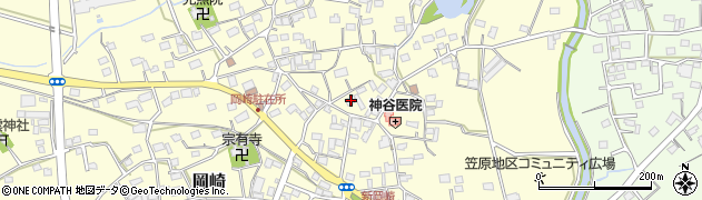 静岡県袋井市岡崎3938周辺の地図