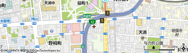 大阪府大阪市北区末広町3周辺の地図