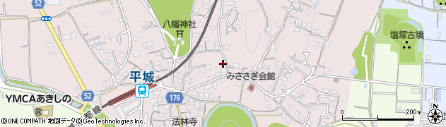 奈良県奈良市山陵町295周辺の地図