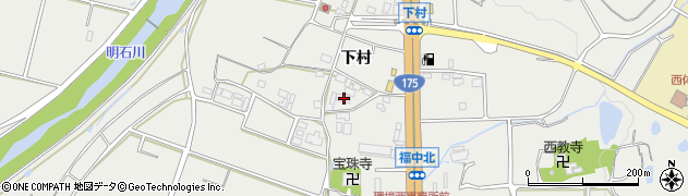 兵庫県神戸市西区平野町下村166周辺の地図