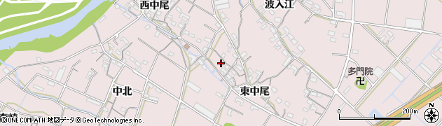 愛知県豊橋市老津町東中尾126周辺の地図