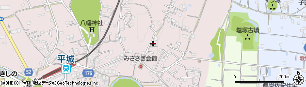 奈良県奈良市山陵町390周辺の地図