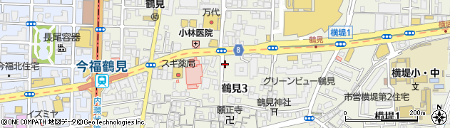 大阪府大阪市鶴見区鶴見周辺の地図