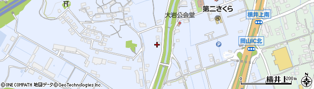 岡山県岡山市北区富原2948周辺の地図