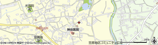 静岡県袋井市岡崎3992周辺の地図