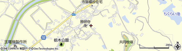 兵庫県神戸市西区櫨谷町栃木12周辺の地図