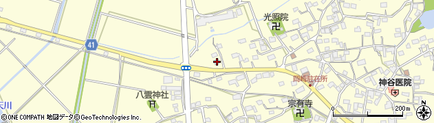 静岡県袋井市岡崎3205周辺の地図
