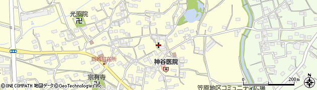 静岡県袋井市岡崎3947周辺の地図