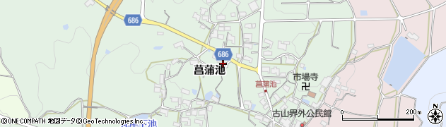 三重県伊賀市菖蒲池1324周辺の地図