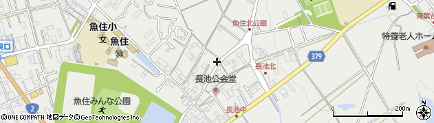 兵庫県明石市魚住町長坂寺1319周辺の地図