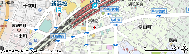 日本生命保険相互会社　浜松支社周辺の地図