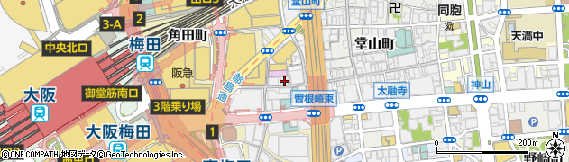 ビッグエコー BIG ECHO 梅田東通り店周辺の地図