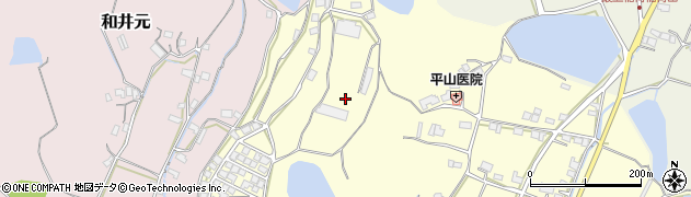岡山県岡山市北区平山周辺の地図