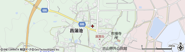 三重県伊賀市菖蒲池1360周辺の地図
