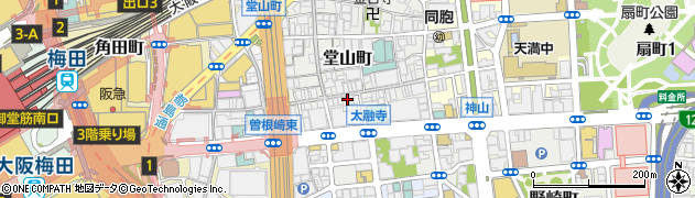 AISEKIYA うめだ阪急東通り店周辺の地図