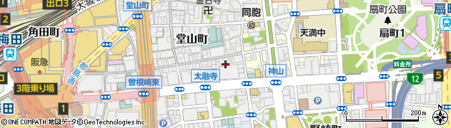 昭和大衆ホルモン 梅田東通り店周辺の地図