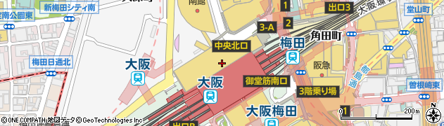 幸福飯店 ルクア大阪周辺の地図