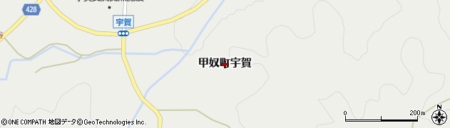 広島県三次市甲奴町宇賀周辺の地図