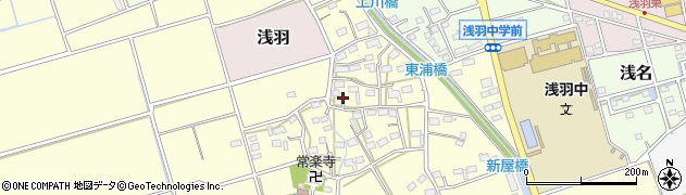 静岡県袋井市豊住周辺の地図