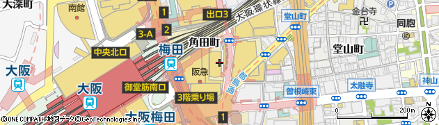 串かつ料理 活 阪急グランドビル店周辺の地図