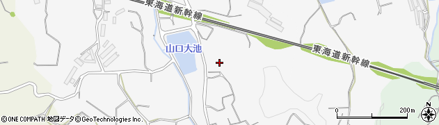 静岡県湖西市山口周辺の地図