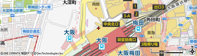 たかの友梨ビューティクリニック　大阪本店周辺の地図