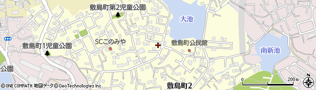 奈良県奈良市敷島町周辺の地図