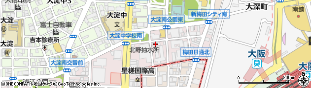 神野辺咲華 大阪店周辺の地図