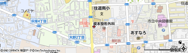 丸正阪奈店周辺の地図