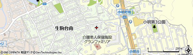 奈良県生駒市生駒台南11周辺の地図