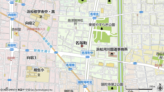 〒430-0811 静岡県浜松市中央区名塚町の地図