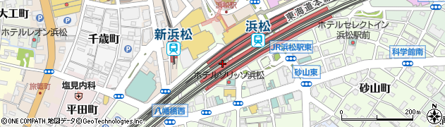 串とも　ＪＲ浜松駅店周辺の地図