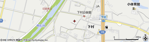 兵庫県神戸市西区平野町下村周辺の地図