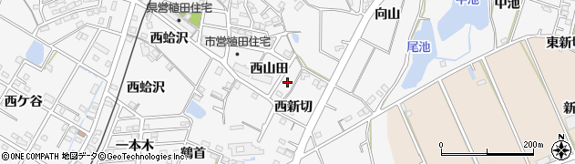 愛知県豊橋市植田町西新切9周辺の地図