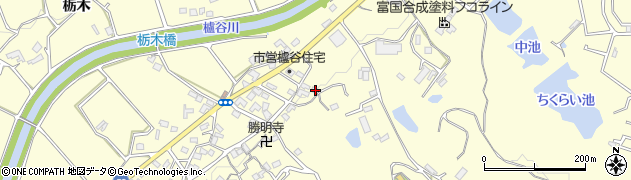 兵庫県神戸市西区櫨谷町栃木21周辺の地図
