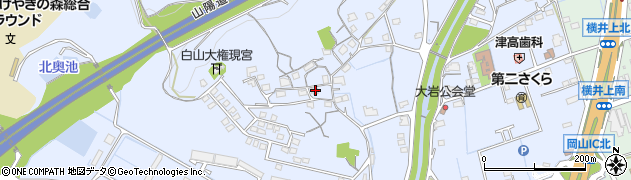 岡山県岡山市北区富原3030周辺の地図