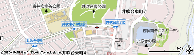 神戸新聞西神南専売所周辺の地図