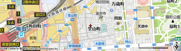 炭焼きBAR 心 COCORO 梅田本店周辺の地図