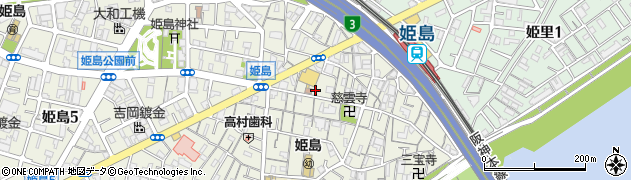 姫島ハイツ周辺の地図