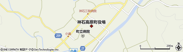 広島県神石高原町（神石郡）周辺の地図