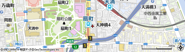 森尾電機株式会社　大阪営業所周辺の地図