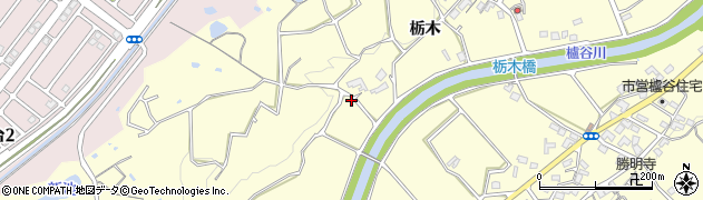 兵庫県神戸市西区櫨谷町栃木1199周辺の地図