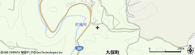 奈良県奈良市大保町周辺の地図