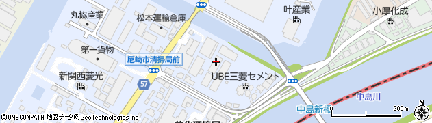 松本運輸倉庫株式会社　埠頭営業所周辺の地図