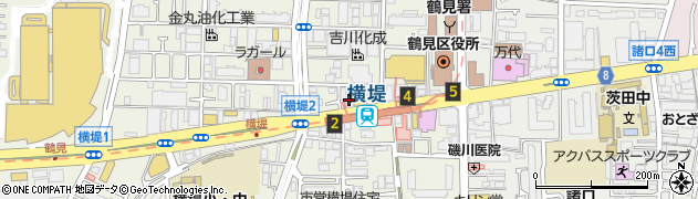株式会社鶴見開発アルジ　ミニミニアルジ横堤店周辺の地図